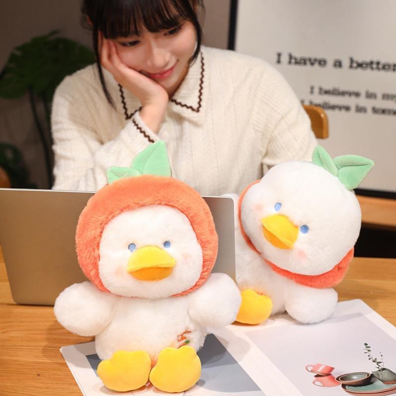 Orange Cute Duck Duckling Plush Toy Doll Girl Gift Sleeping Pillow Cloth Doll Cute Doll