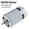 RS 550 DC Motor 10.8V-25V High Speed RS550 Micro Motor for Electric Drill Driver Cordless Screwdriver Electric Tools Accessory