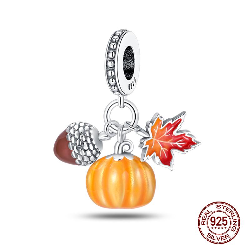 New In Original Charms Copper Party-Themed Food Models Charms Beads Fit 3Mm Original Bracelets Womens Diy Fine Jewelry Gifts