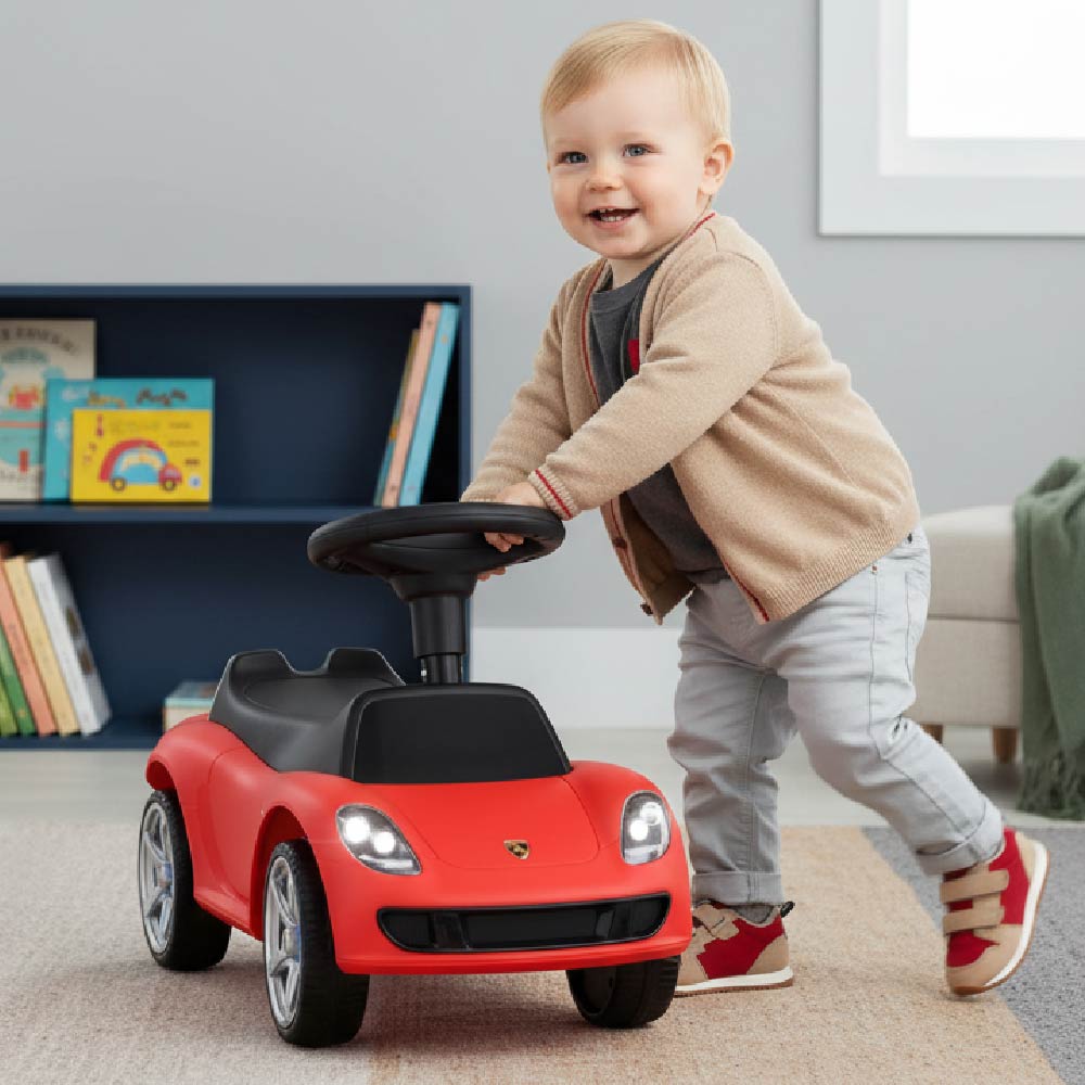 Auto Jeździk Dla Dzieci Samochód Światła Lekki Porsche Carrera Gt Czerwony