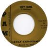 7-дюймовая пластинка LUCKY CARMICHAEL - Hey Girl / Blues With A Feeling PAM102 PAM UK Blues