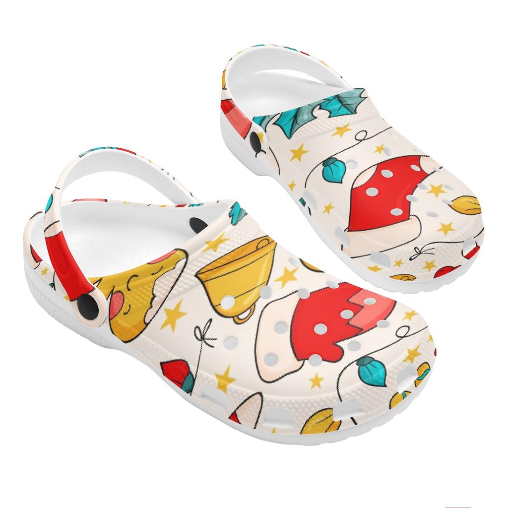 Cartoon Printed EVA Casual Clogs Men Women Soft Sole Lightweight Soft Slip On Sandals Slippers Summer Daily Leisure Shoes