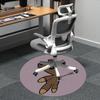 1pc Teddy Bear Office Round Area Rug,  Mat Suitable ForOffice, Under Office Chairs Bedroom Living Room Home Decor, Room Deco