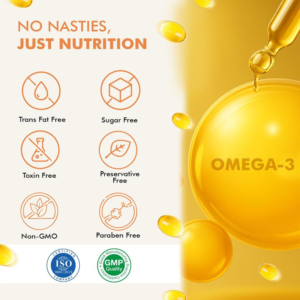 Dr. Morepen COD Liver Oil Capsules Omega 3 EPA DHA with Vitamins D E 100 Softgels X Pack of 2