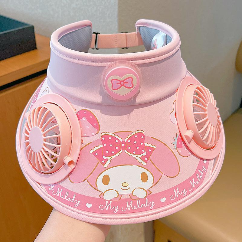 New Summer Fan Hat Adult Sun Hat Outdoor Leisure Sports Sun Protection Top Hat