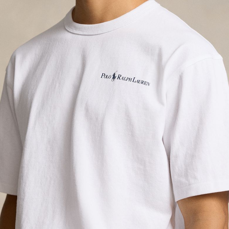 Polo Ralph Lauren Мужская футболка SS24 Белая MNPOTSH1N822097-100