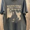 Ретро футболка Mazzy Star Угольная мужская футболка Летняя новая модель Унисекс Повседневная модная футболка
