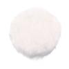 Solid Color Warm Wool Round Cushion Stool Pad Thickening Dining Chair Cushion