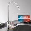 1Set Reverse Osmosis Kitchen Water Filtration System Gooseneck Water Filter Sink 304 Stainless Steel Faucet Purifier