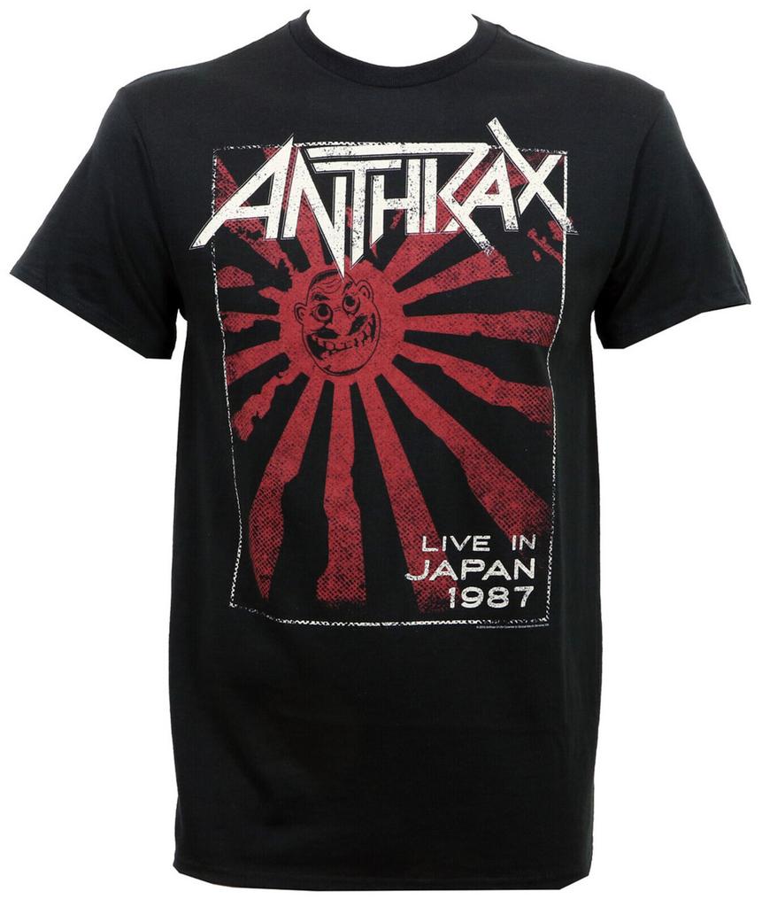 ANTHRAX cd lgo LIVE IN JAPAN 1987 Official SHIRT XXL 2X New OOP