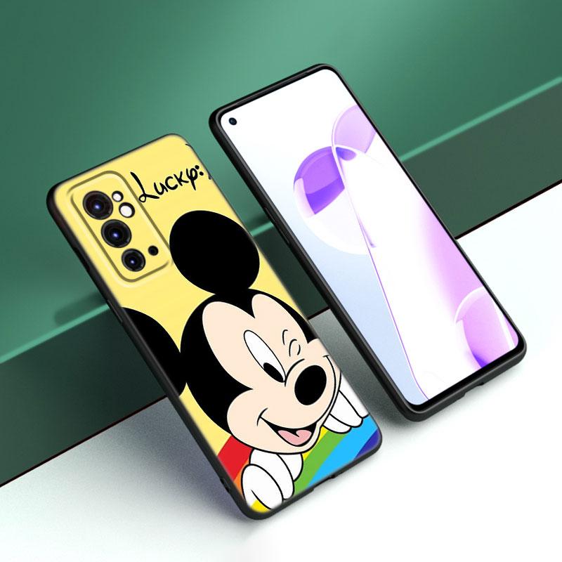 Черный силиконовый чехол для телефона Mickey Minnie для OnePlus 9R 10R 11R 12R ACE 2 Pro 2V 3V Nord CE 2 3 Lite 4 N10 N20 N30 SE 5G
