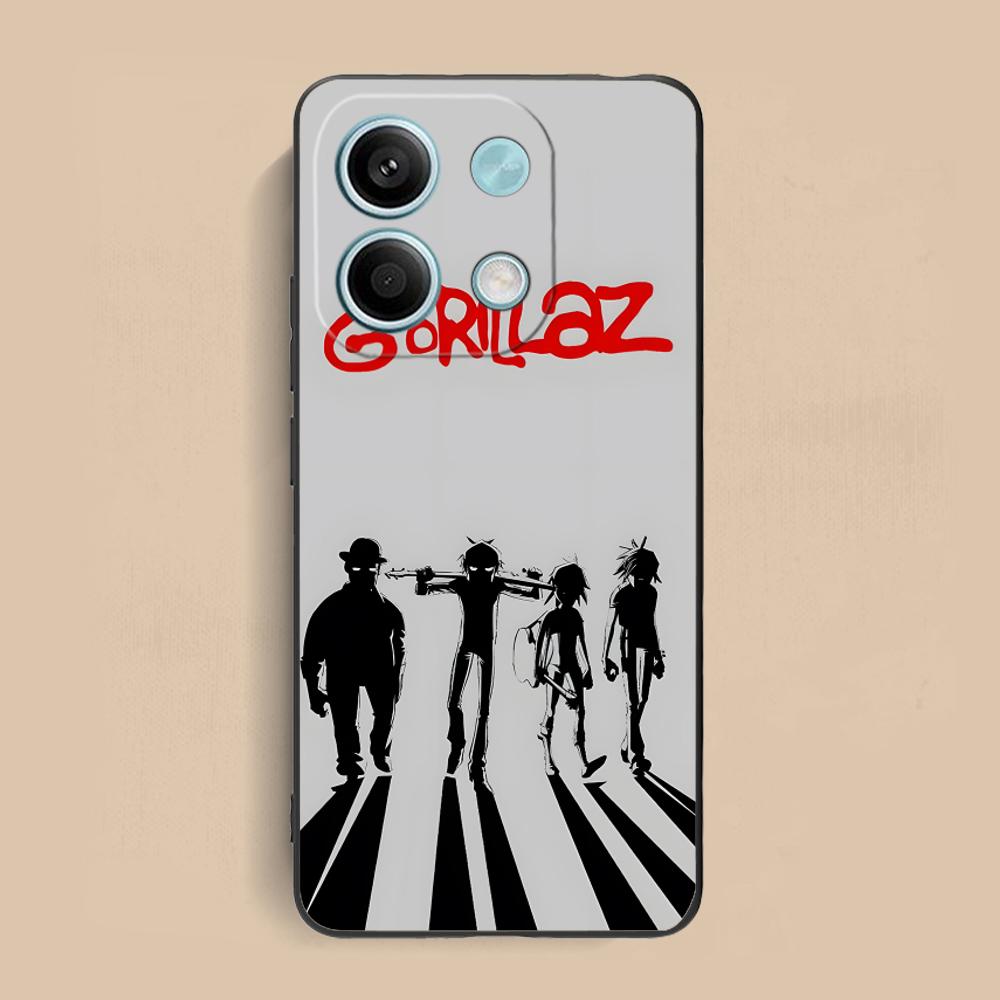 Mobile Gorillaz Phone Case for Xiaomi Redmi Note 14 13 12 11 A5 3 2 1 Pro Plus 4G 5G Colour Printing Pretty Cellphones Cover