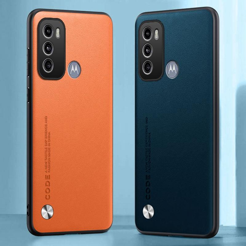 Luxury PU Leather Case For Motorola Moto G60 Back Cover Matte Silicone Full Protection Phone Case For Motorola G60 G40 Fusion