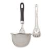 Suncraft Miso Strainer, Slotted Ladle Set, Made In Japan, Aisai Senka AL-30 Silver