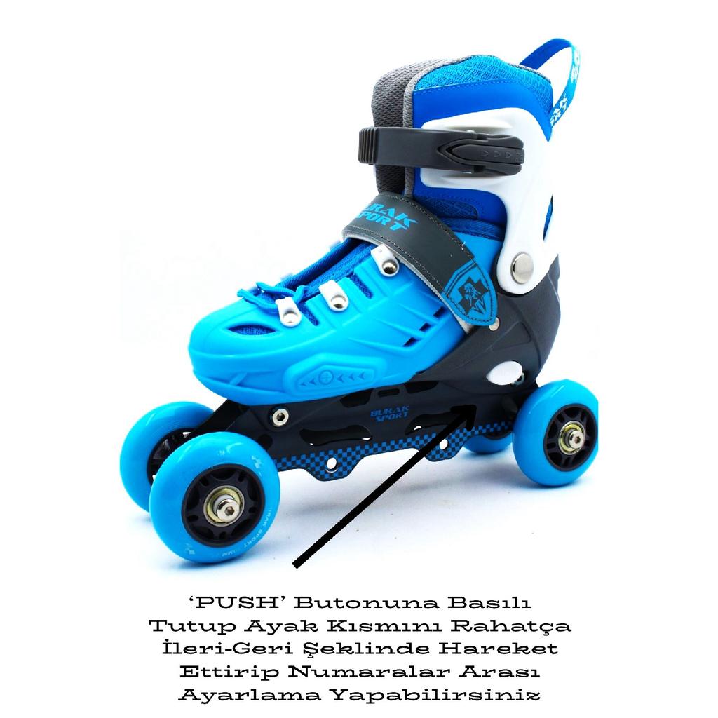 Профессиональные регулируемые коньки для детей и взрослых с силиконовыми колесами и подсветкой