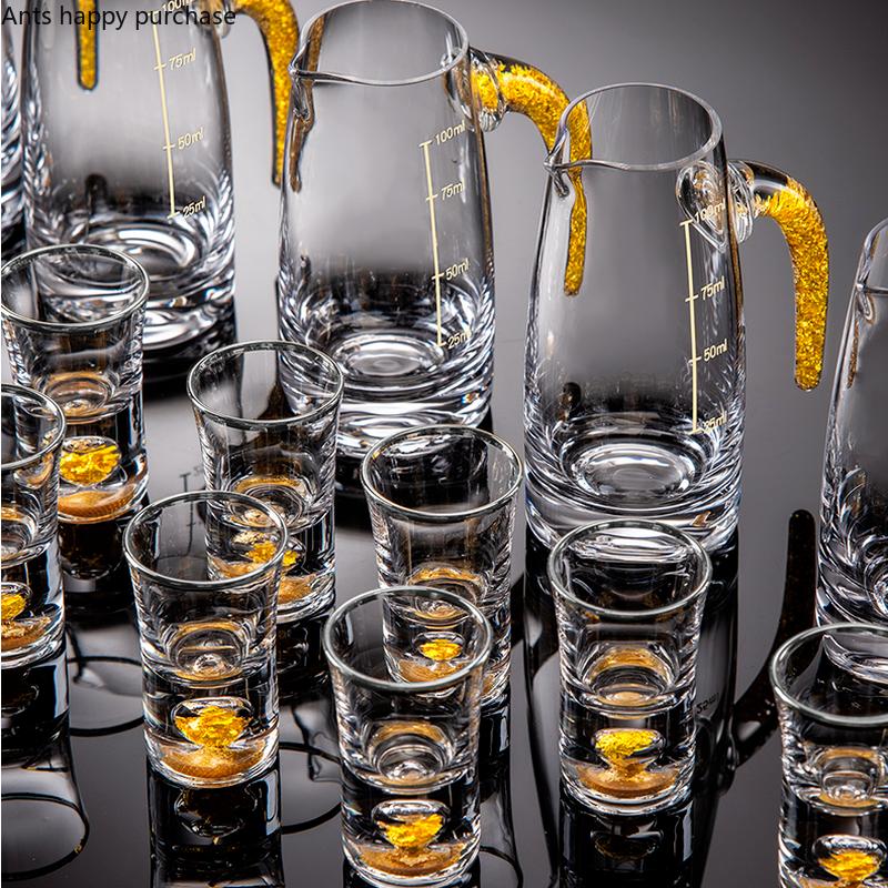 Хрустальный бокал, набор бокалов для белого вина, портативный дорожный винный набор, фляга, диспенсер для вина, фляжка, набор рюмок для питья с сумкой