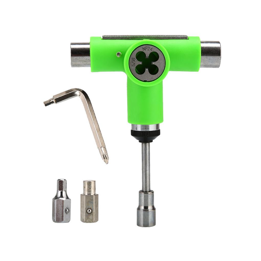 Инструмент для ремонта гаечного ключа с Т-образной втулкой, ключи для длинных досок, алюминиевый сплав, долговечная отвертка, желтый