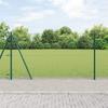 VidaXL Chain Link Fence with 13 Line Posts 1.2x25 M Galvanized Steel 3351250
