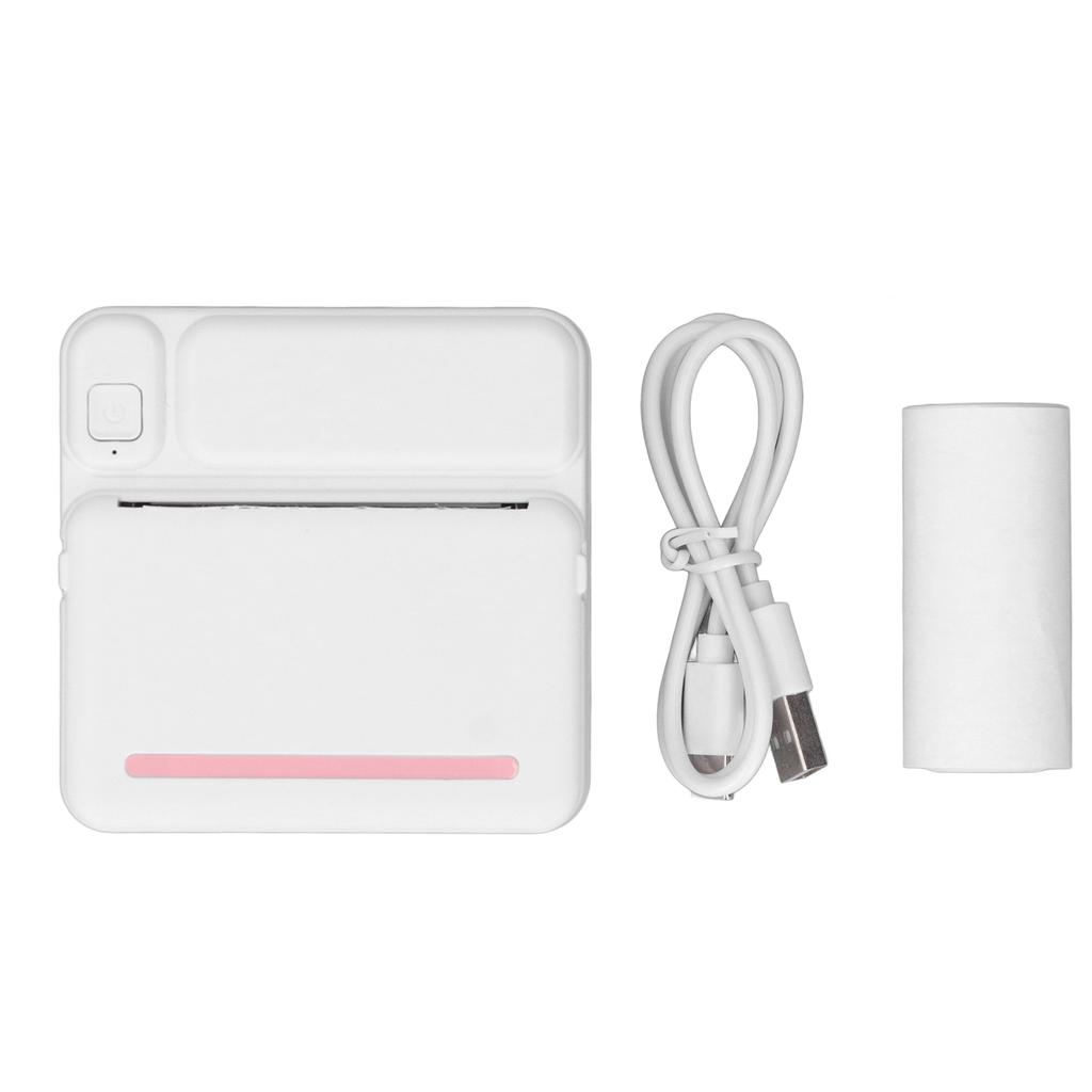 Mini Thermal Printer HD Print 200dpi Resolution Inkless Rechargeable Portable Pocket Printer