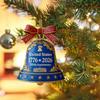 United States 250th Anniversary Bell Ornament Commemorative Doorbell Christmas Tree Decoration