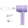 Electric Egg Beater Handheld Mixer USB-C Charging Cordless Whisk with Detachable Beaters 3 Speeds Modes Kitchen Tool for Baking Cooking