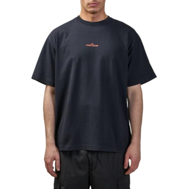 STONE ISLAND Logo Printed Crewneck T Shirt K1S1521002RCS0153-V0029