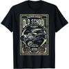 Мужская классическая футболка в стиле Old School Vintage Hot Rod Garage