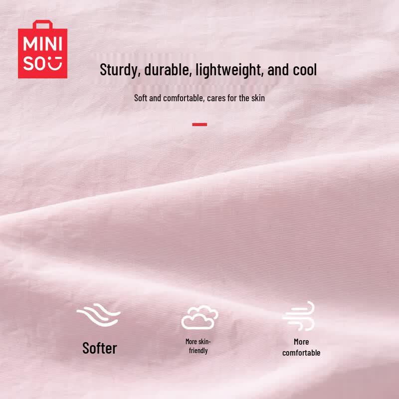 MINISO Girls' Cotton Short Sleeve Sportswear Set