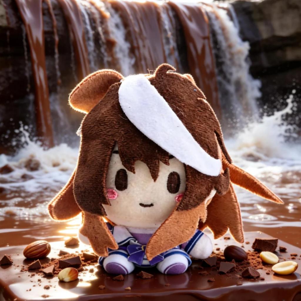 Кавайная плюшевая игрушка Uma Musume Персонаж аниме Pretty Derby Maruzensky Toys Кукла персонажа Агнес Тахион Подарок на День Рождения Рождество