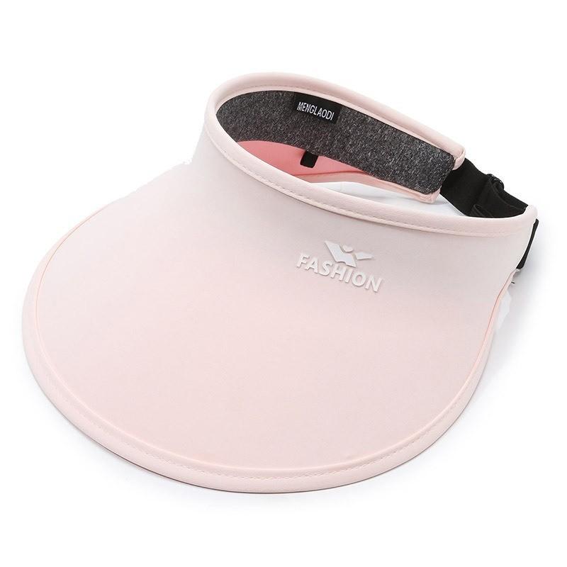 Шикарная легкая женская шляпа от солнца с открытым верхом различных цветов для стильной защиты от солнца