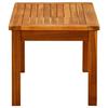 VidaXL Bois Solide d'Acacia Table Basse de Jardin Table d'Appoint de Patio Table de Terrasse Meuble d'Extérieur Meuble de 316399