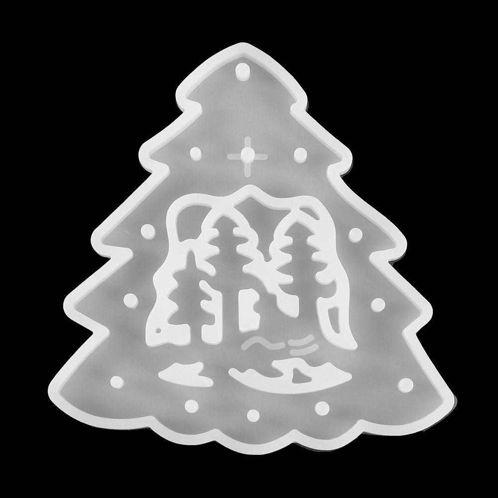 Jewelry Making Tools Hanging Tags Xmas Ornament Epoxy Resin Molds Silicone Mould Crystal Resin Mold