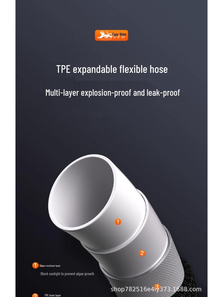 Втягивающийся взрывозащищенный водяной шланг высокого давления для мойки автомобиля