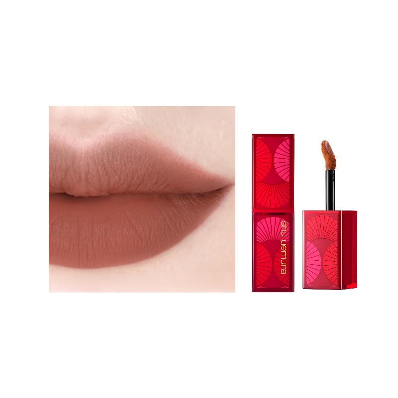 Shu Uemura Лимитированный жидкий блеск для губ 2025 года, матовый, легко наносится, стойкий и не смазывается