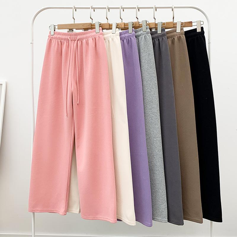 Спортивные штаны для бега, женские широкие мешковатые брюки, весенние летние женские брюки большого размера с высокой талией, женские спортивные штаны, брюки