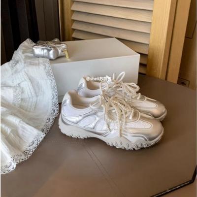 ! Туфли полумесяц подошва внутренняя высота увеличение шнуровка жемчуг повседневные женские