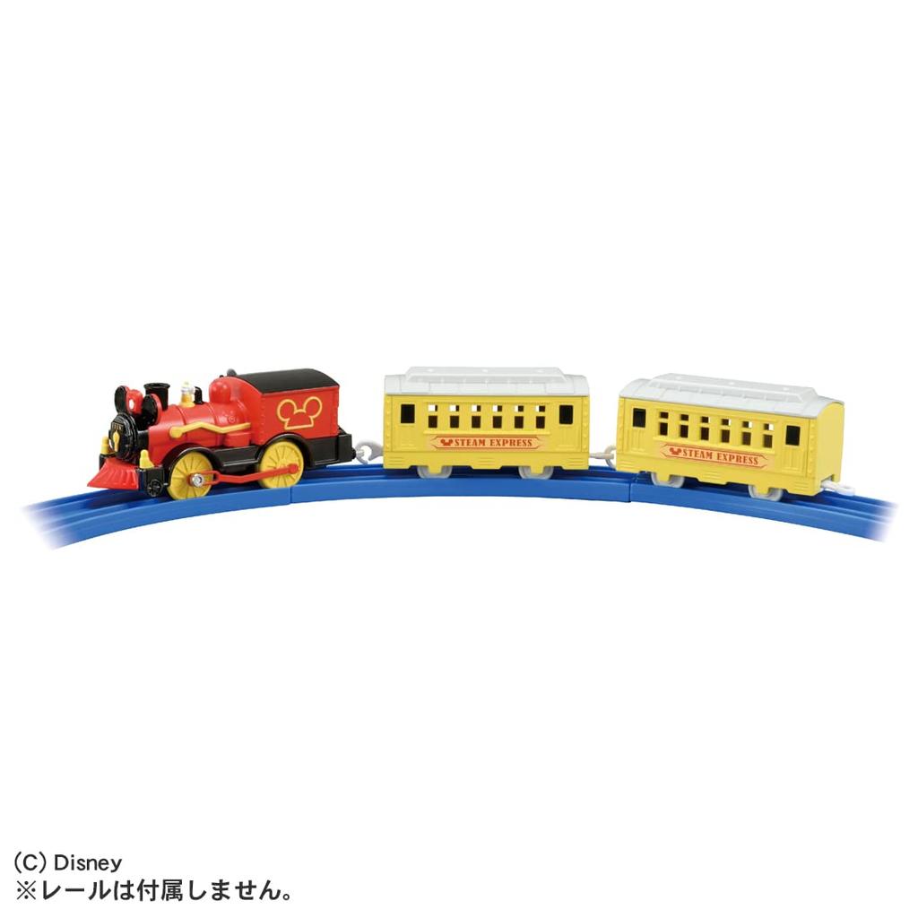 TAKARA TOMY Mickey Mouse for Train Ages 3 and Meets Toy Safety ST Mark Certified "Plarail S-13 Pop-Po Train" Boys, Toy, Up, Standards,