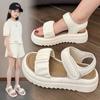 Girls Sandals, Summer Soft-soled Non-slip Beach Shoes, Versatile Big Children's Princess Shoes