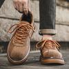 Классическая мода хаки инструментальные туфли для мужчин дышащая кожаная повседневная обувь мужские полуботинки на шнуровке мужская обувь Zapatos De Hombre