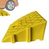 Car Curb Ramp Heavy Duty PVC Ramps For Driveway Lightweight Car Slope Ramp For RV Trucks Bikes Scooters Wheelchairs 9.8x10.6x2.7