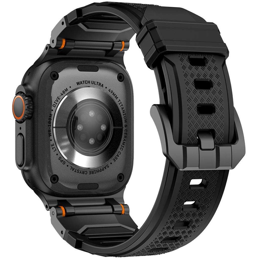 For Apple Watch 10 46mm/Ultra 2/Ultra 49mm/9 8 7 45mm/SE (2023) SE (2022) SE 6 5 4 44mm/3 2 1 42mm Liquid Silicone Watch Band