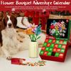 Flower Bouquet Advent Calendar  for Adults Teens Kids 24 Days Christmas Countdown Sunflower Building Blocks Kit Home Decor