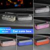 Diamond Crystal Car Coin Storage Box Home Dual Purpose Change Box Creative Organizer Coins Purse Euro Dispenser Holder Case