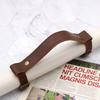 Comfortable Grip Bike Handle Strap Top Layer Leather Bike Carrying Lifter  For Cycling Accessories
