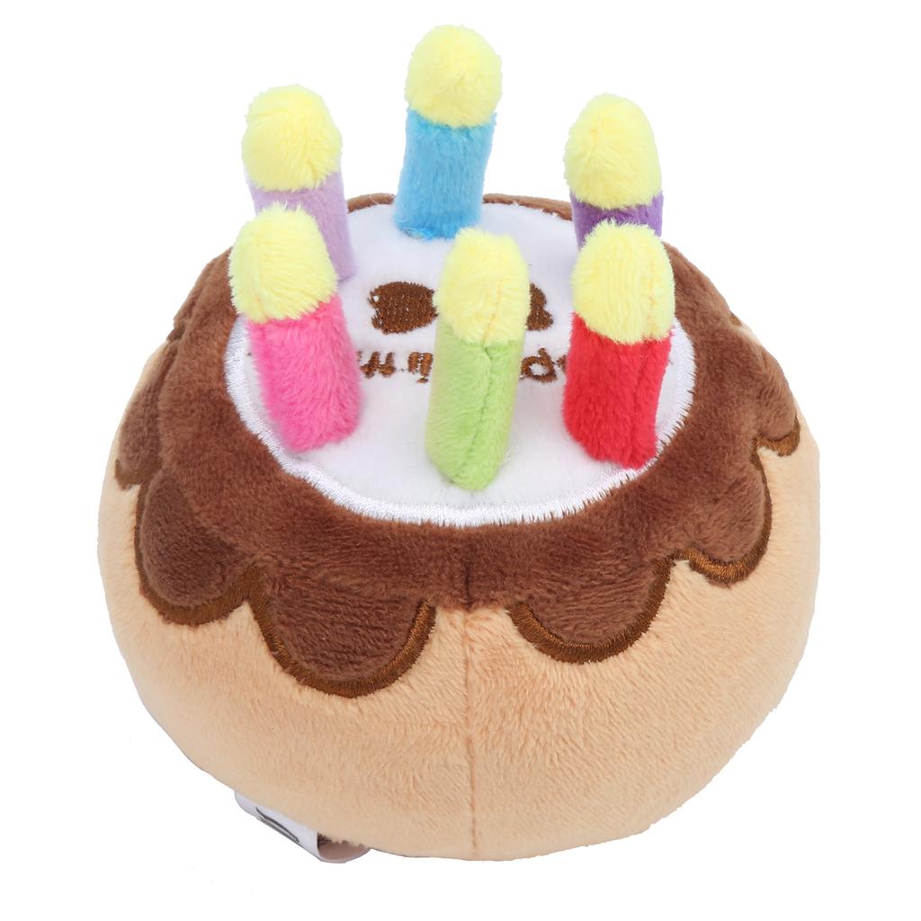 Dog Birthday Cake Toy Plush Candle Birthday Cake Toy Squeaker Chew Dog Toy for Dogs