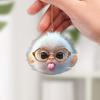 Monkey Car Hanging Pendants Acrylic 2D Car Charms for Backpack Keychain Cute Rearview Mirror Decoration Christmas Gift for Friends