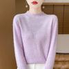 Женский кашемировый свитер Qinghe Cashmere 30% кашемир 70% шерсть Осень и Зима Пуловер Теплый и Модный