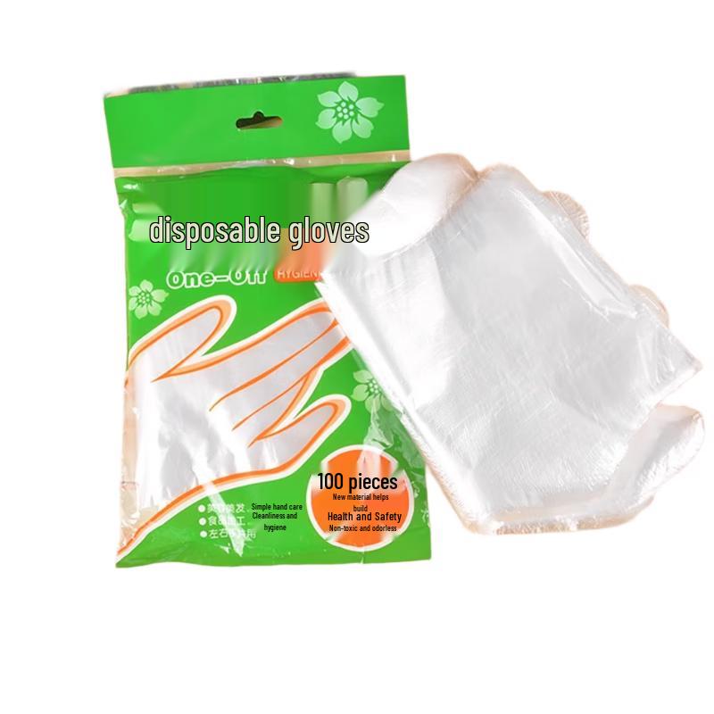 Yu Long Disposable Plastic Gloves (100-count)