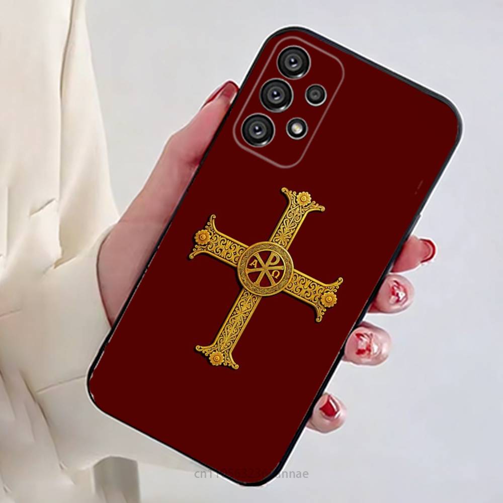 Православный Крест Икона Церковь ИСКУССТВО Чехол для Телефона Для Samsung Galaxy A54,34,24,73,53,52,52S,04S,04E,A72