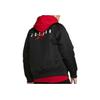 Jordan Letter Logo Printed Warm Jacket Kids Jackets Black HA5114-005